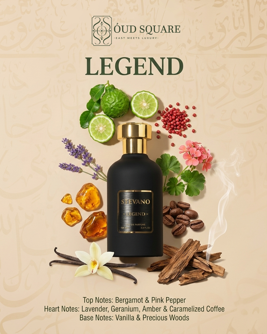 Legend EDP 100ml | Warm Spicy Addictive Perfume by Stevano — Oud Square