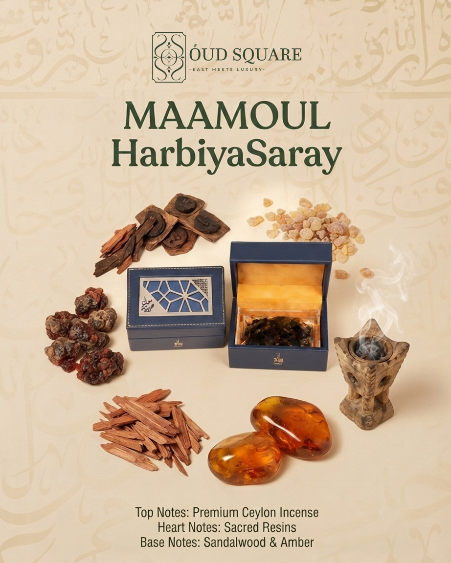Maamoul Harbiya Arabian incense by Saray — pure Ceylon incense sacred resins sandalwood amber Maamoul