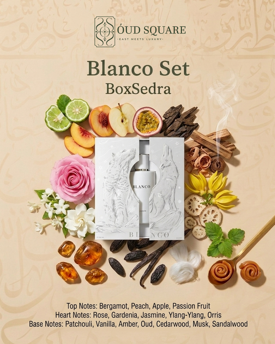Blanco Set Box | Fruity Floral EDP & Hair Mist by Sedra — Oud Square
