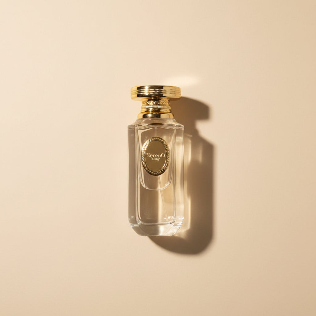 SerenO Napoli perfume bottle and packaging on a white background