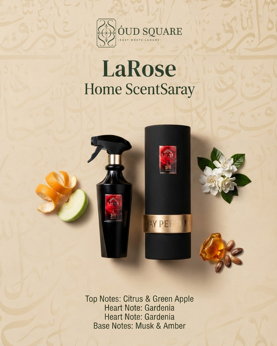 Saray LaRose Home Scent — citrus green apple gardenia musk amber fresh floral luxury home air freshener