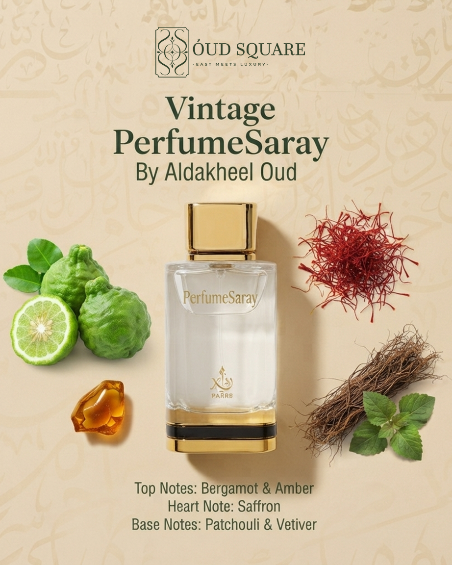 Vintage EDP by Saray — bergamot amber saffron patchouli vetiver complex timeless Oriental unisex perfume